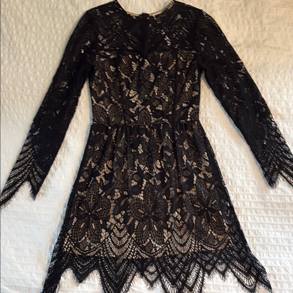 Black Lace Dress from Nordstrom- Love Fire